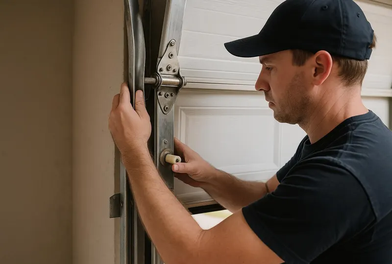 Off Track Door Repair in Lake Mary